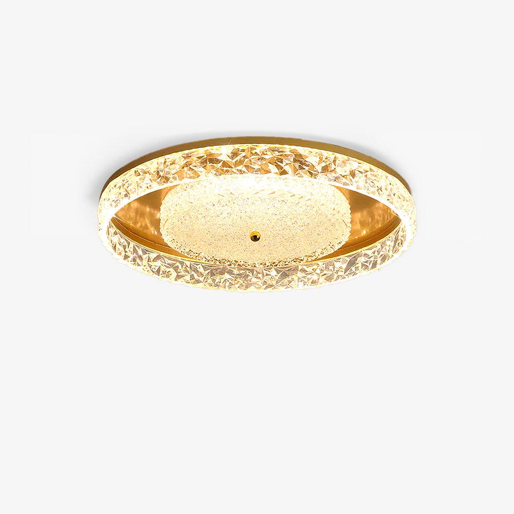 Agave Plafonnier Postmoderne de Luxe en Cristal