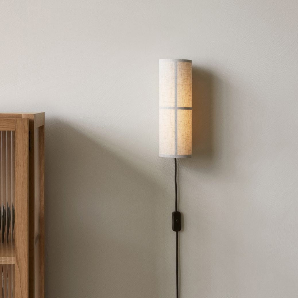 Abeleisa Cylinder Nordic Art Plug-in Fabric Wall Lamp