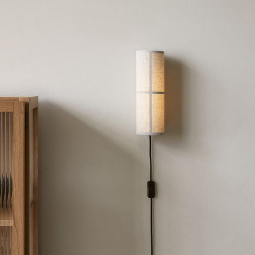 Abeleisa Cylinder Nordic Art Plug-in Fabric Wall Lamp