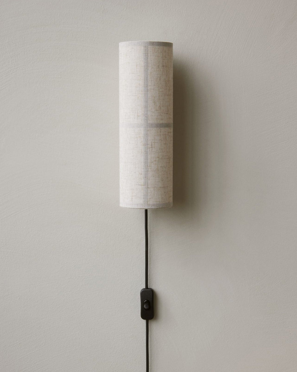 Abeleisa Cylinder Nordic Art Plug-in Fabric Wall Lamp