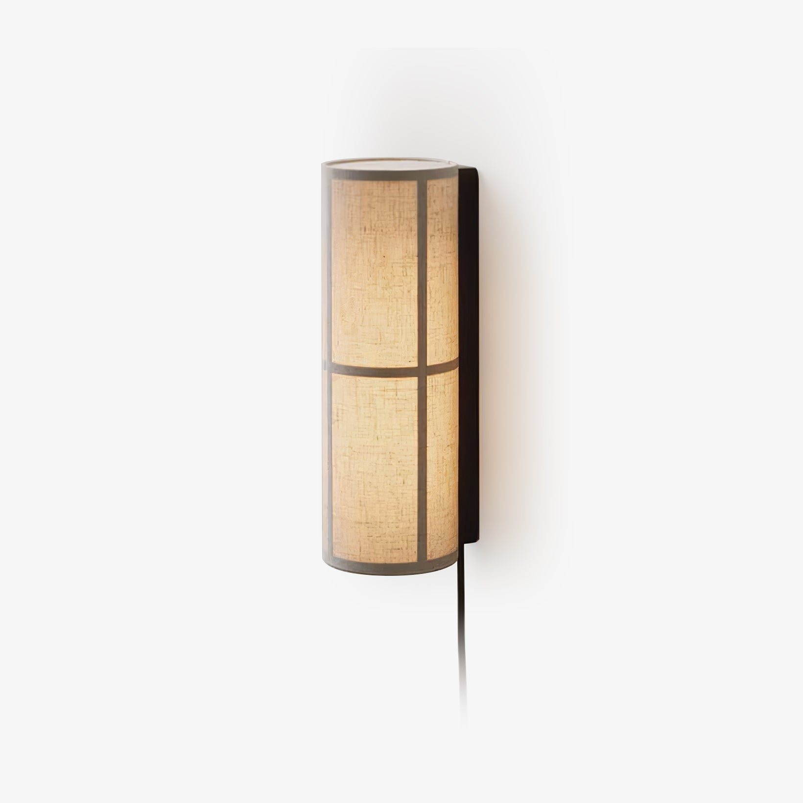 Abeleisa Cylinder Nordic Art Plug-in Fabric Wall Lamp