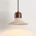 Suspension en travertin Ritta Suspension Forme Trompette Travertin