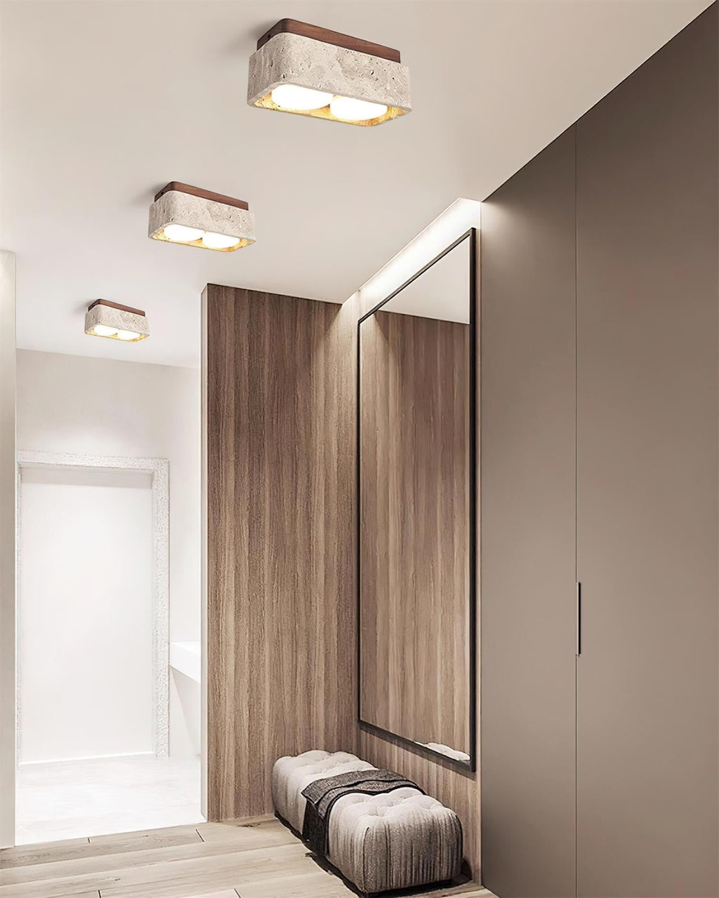 Luminaire Ritta Plafonnier Rond Organique