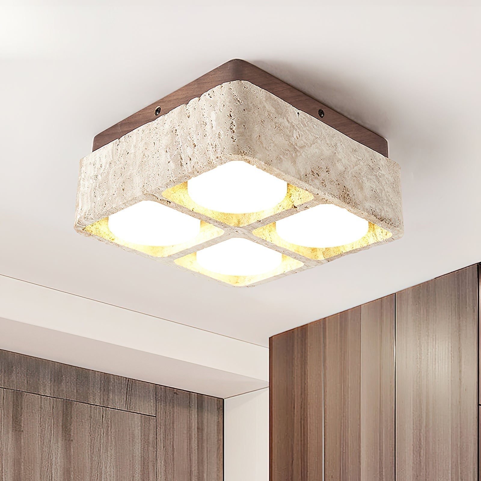 Luminaire Ritta Plafonnier Rond Organique