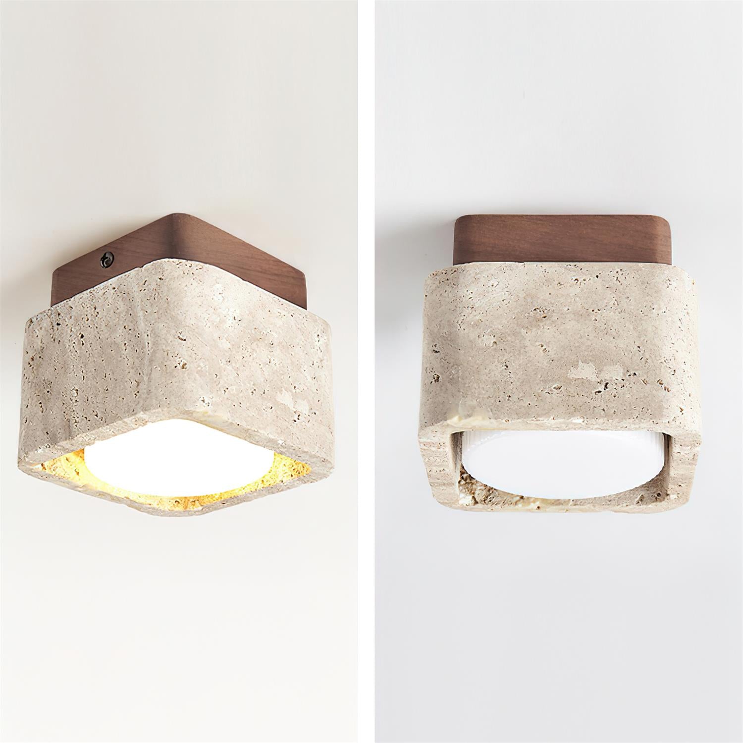 Luminaire Ritta Plafonnier Rond Organique