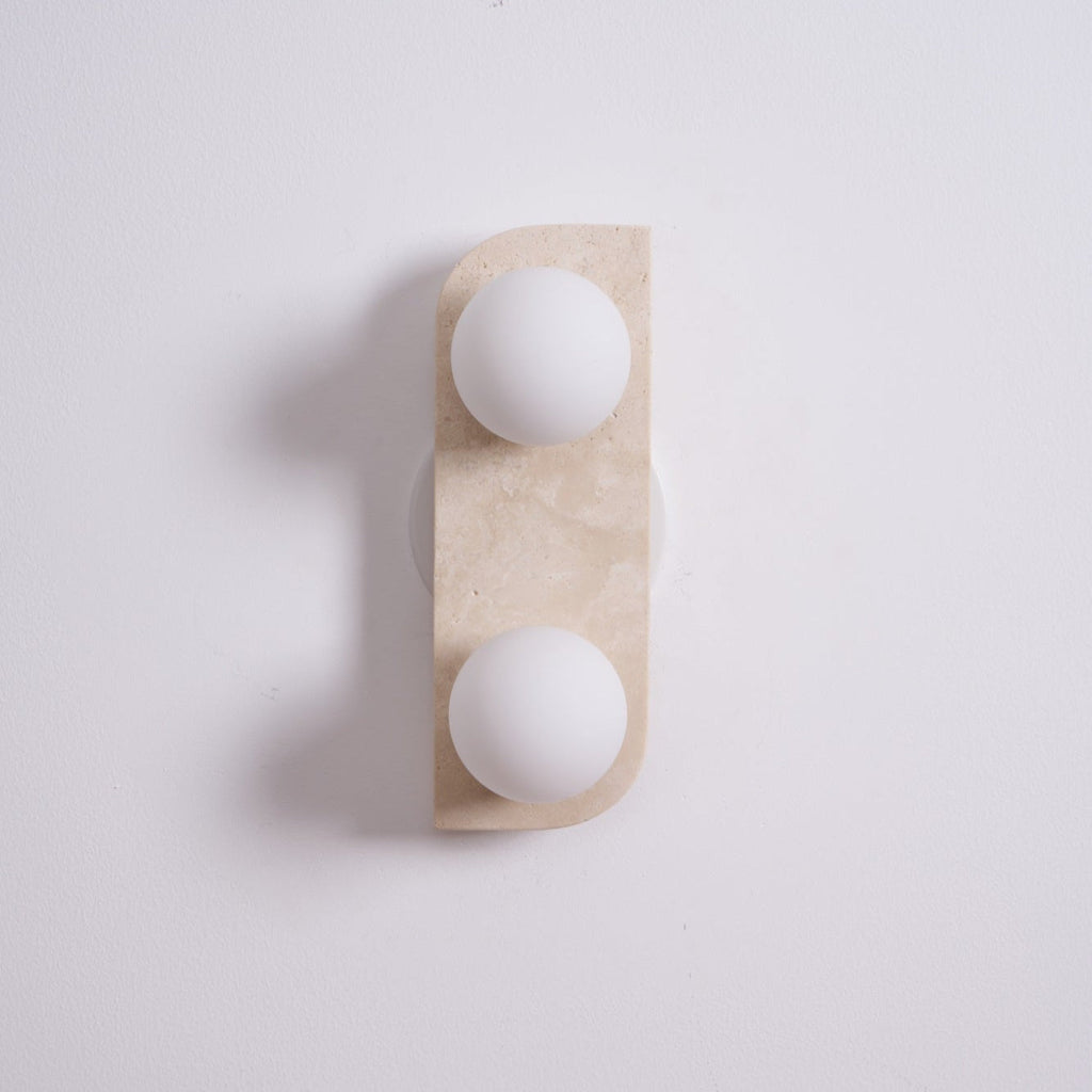 Applique murale en travertin Alsilis Minimaliste en Travertin