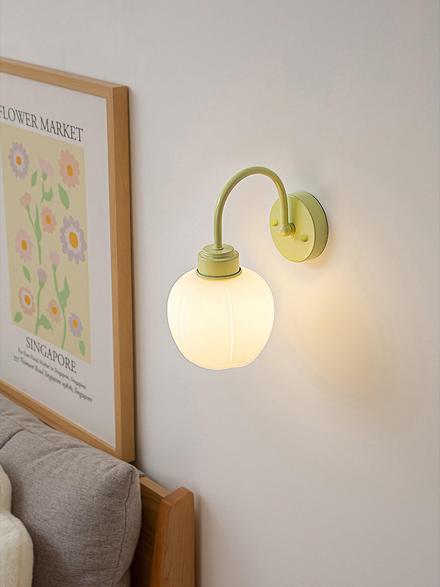 AllirarisApplique Murale Verre Fleur Envoûtante