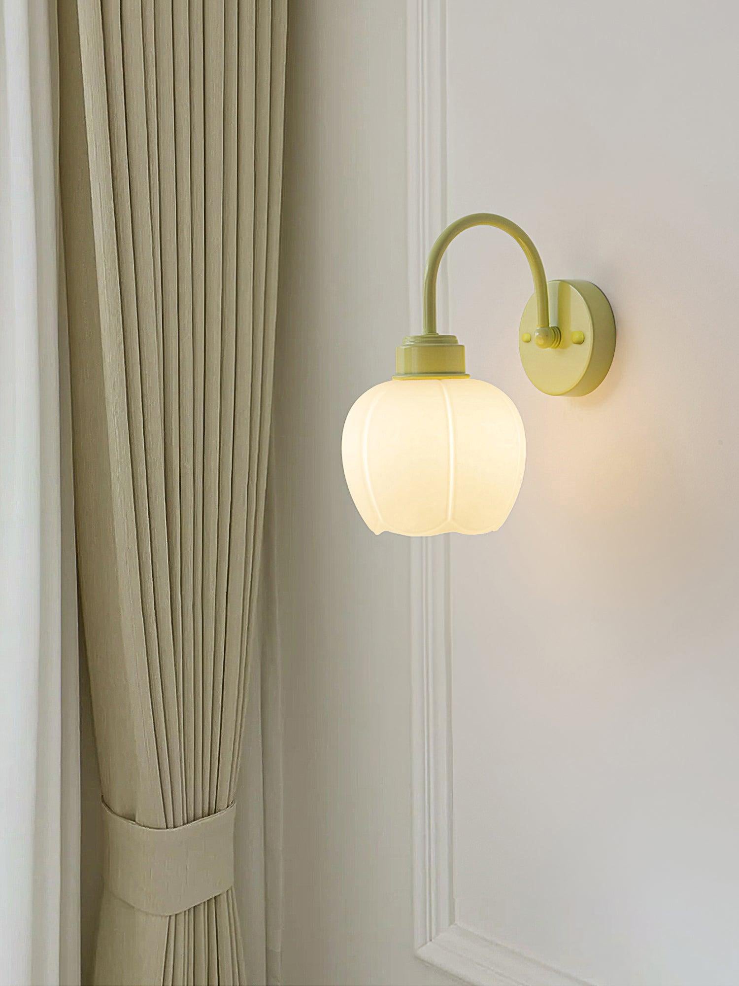 AllirarisApplique Murale Verre Fleur Envoûtante