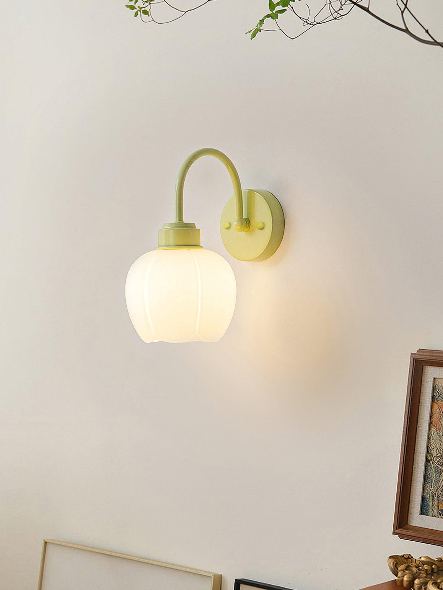 AllirarisApplique Murale Verre Fleur Envoûtante