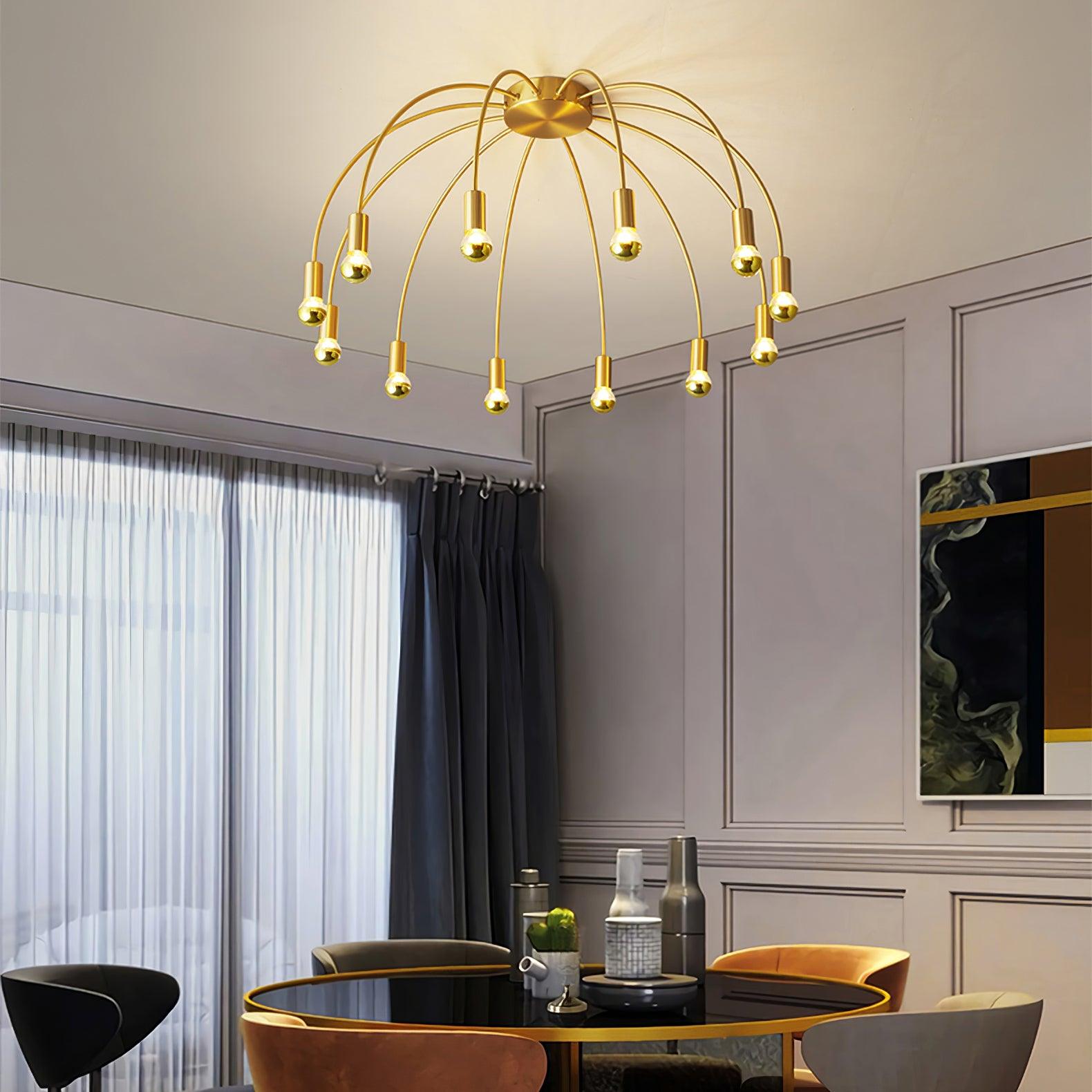Luminaire en verre Sage Plafonnier en Verre Luxe