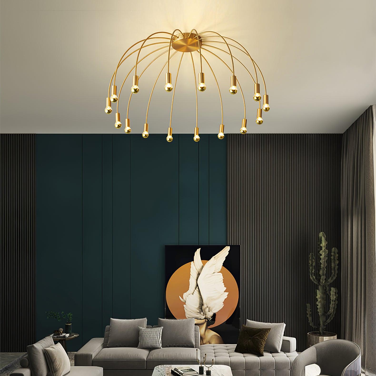 Luminaire en verre Sage Plafonnier en Verre Luxe