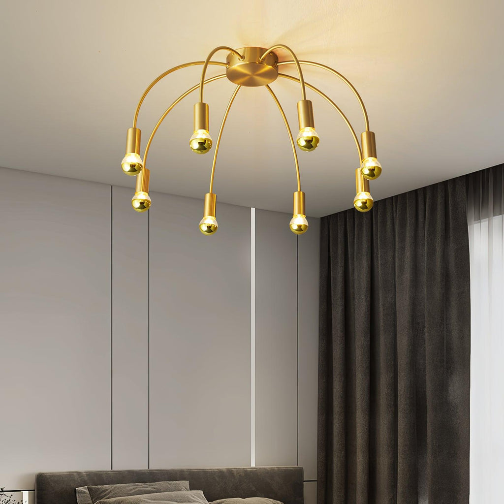 Luminaire en verre Sage Plafonnier en Verre Luxe