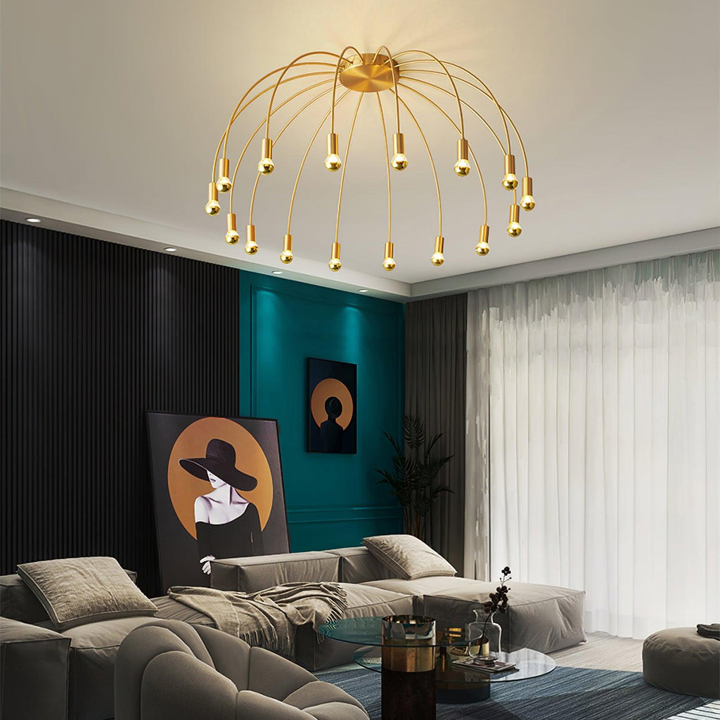 Luminaire en verre Sage Plafonnier en Verre Luxe