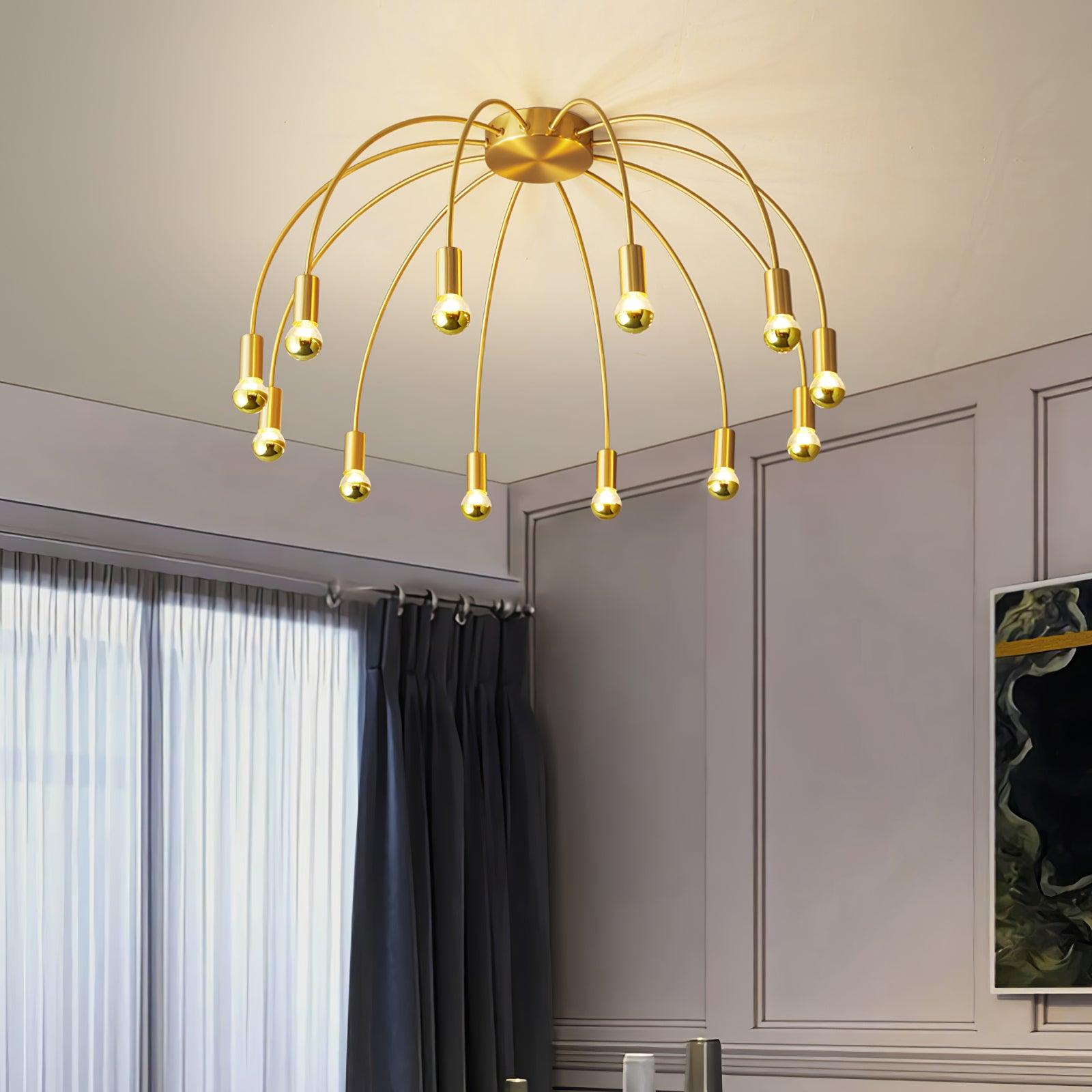 Luminaire en verre Sage Plafonnier en Verre Luxe