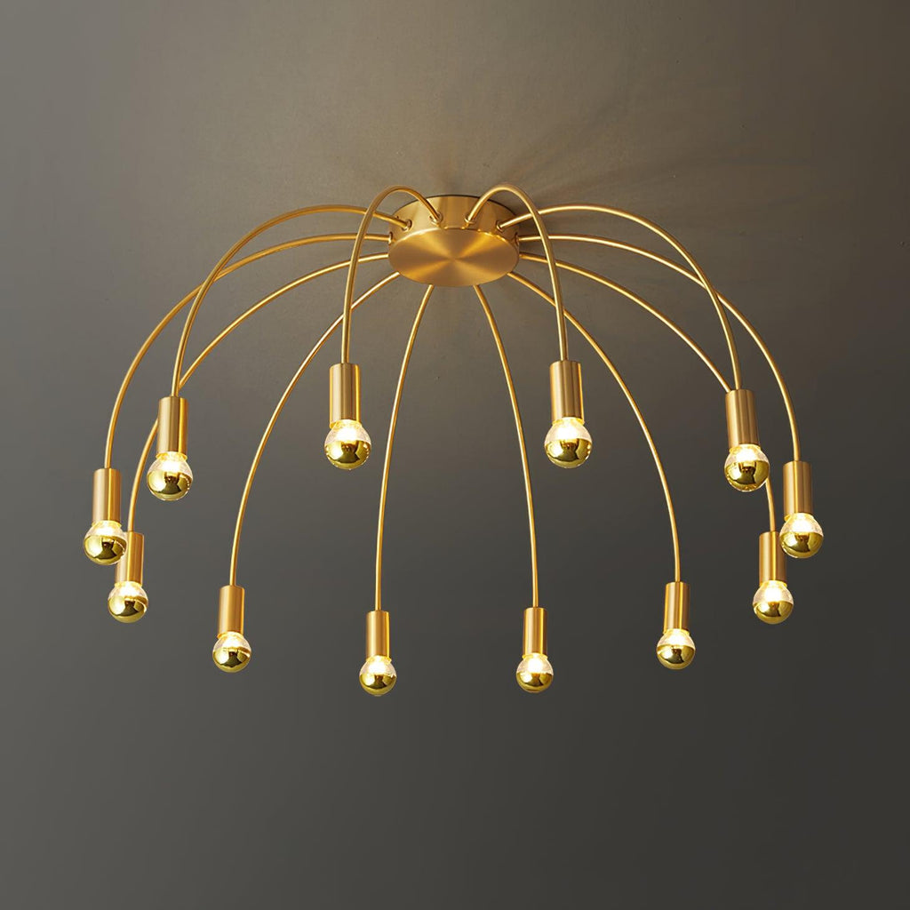 Luminaire en verre Sage Plafonnier en Verre Luxe