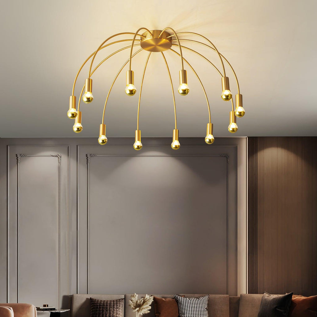 Luminaire en verre Sage Plafonnier en Verre Luxe