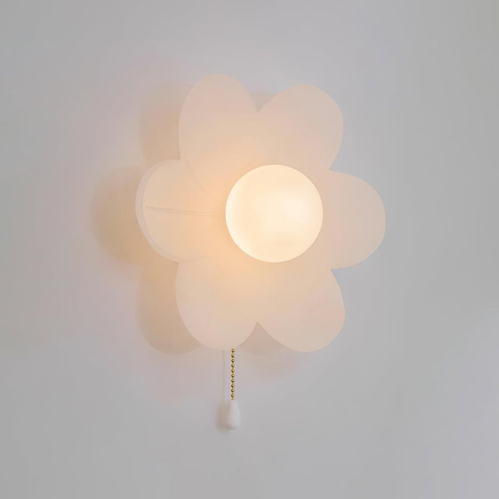 Acroma Nordic Art Fleurs Résine Applique Murale