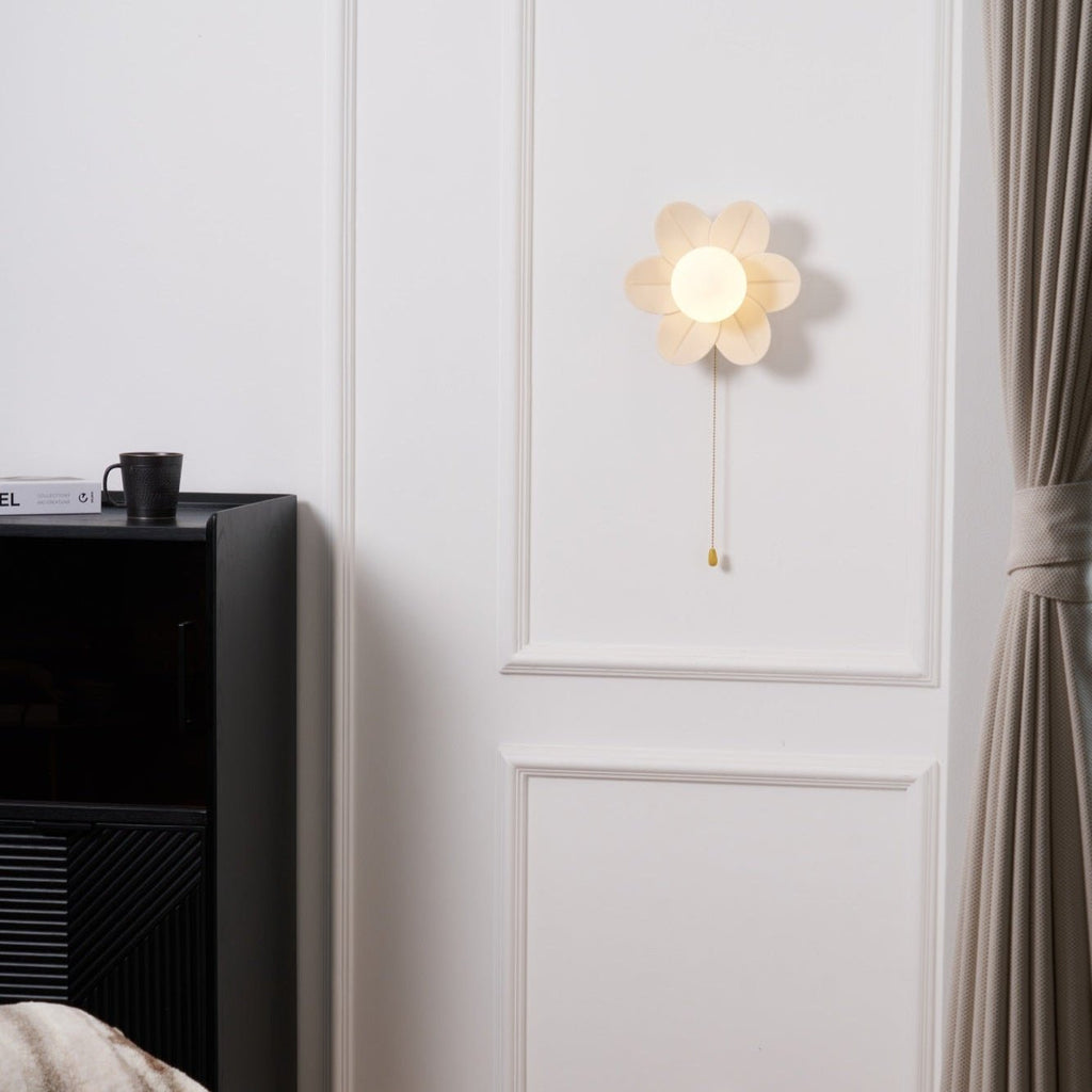 Acroma Nordic Art Fleurs Résine Applique Murale