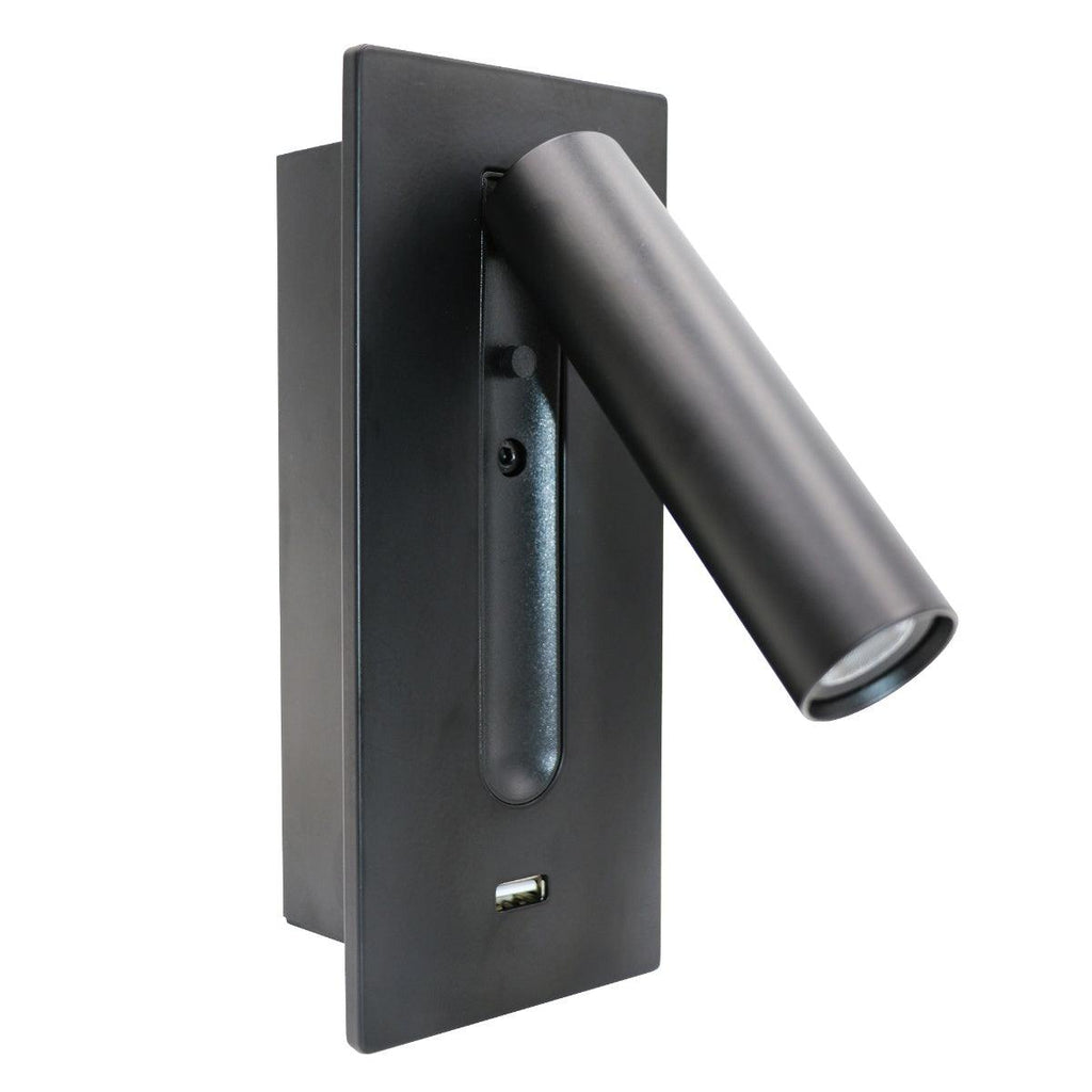 Luminaire Aare Moderne Minimaliste Chevet Noir Luminaire Mural