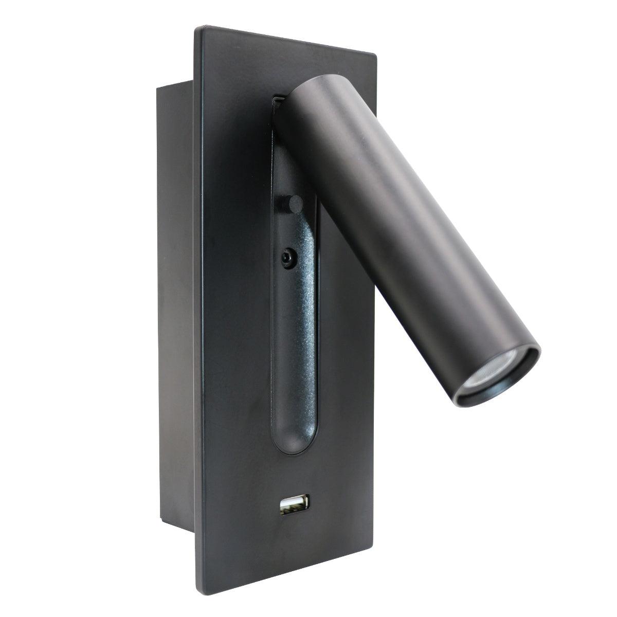 Luminaire Aare Moderne Minimaliste Chevet Noir Luminaire Mural