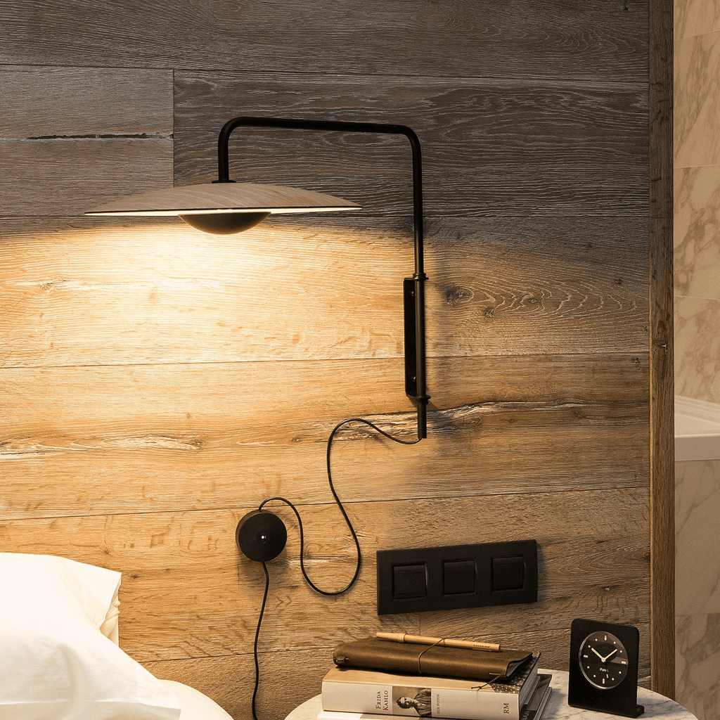 Abnormal Classic Modern Minimalist Plug-In Wall Lamp