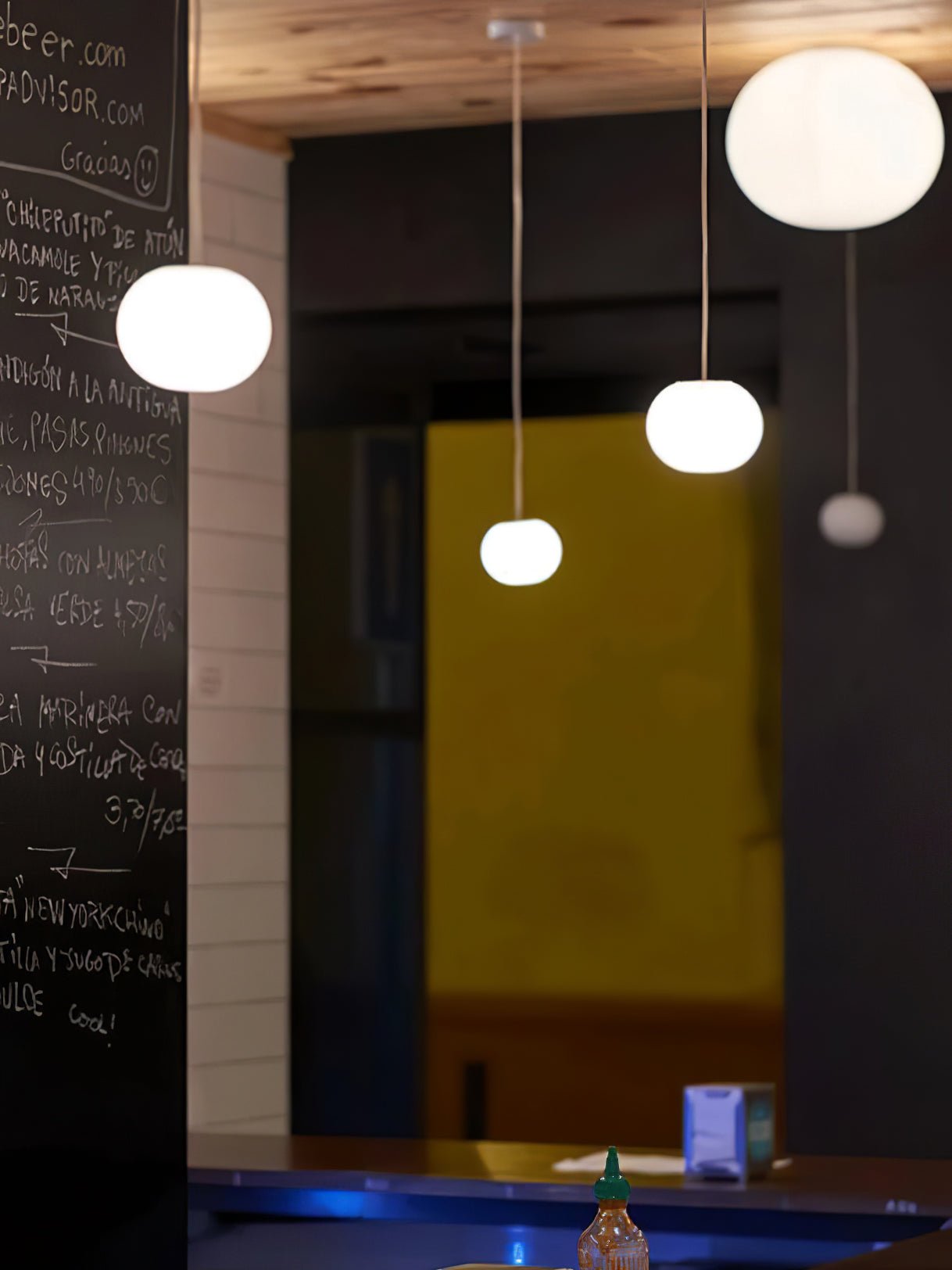 Orba Suspension Lampe en Verre Contemporain