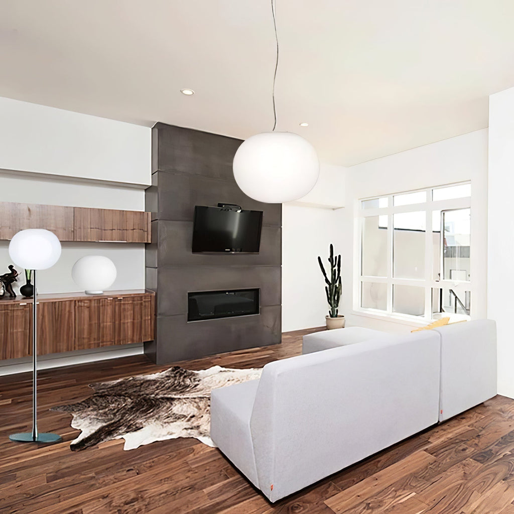 Orba Suspension Lampe en Verre Contemporain