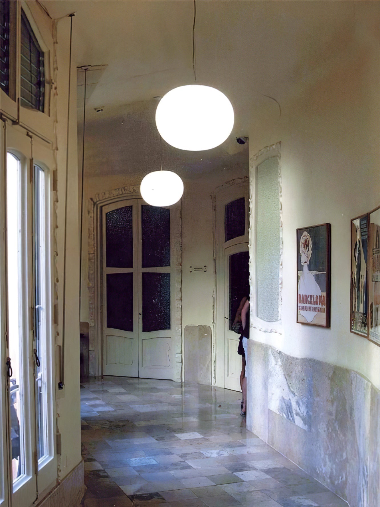 Orba Suspension Lampe en Verre Contemporain