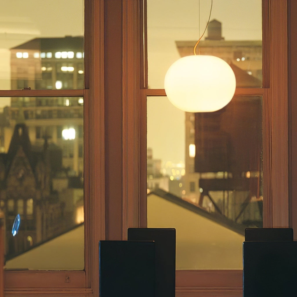 Orba Suspension Lampe en Verre Contemporain