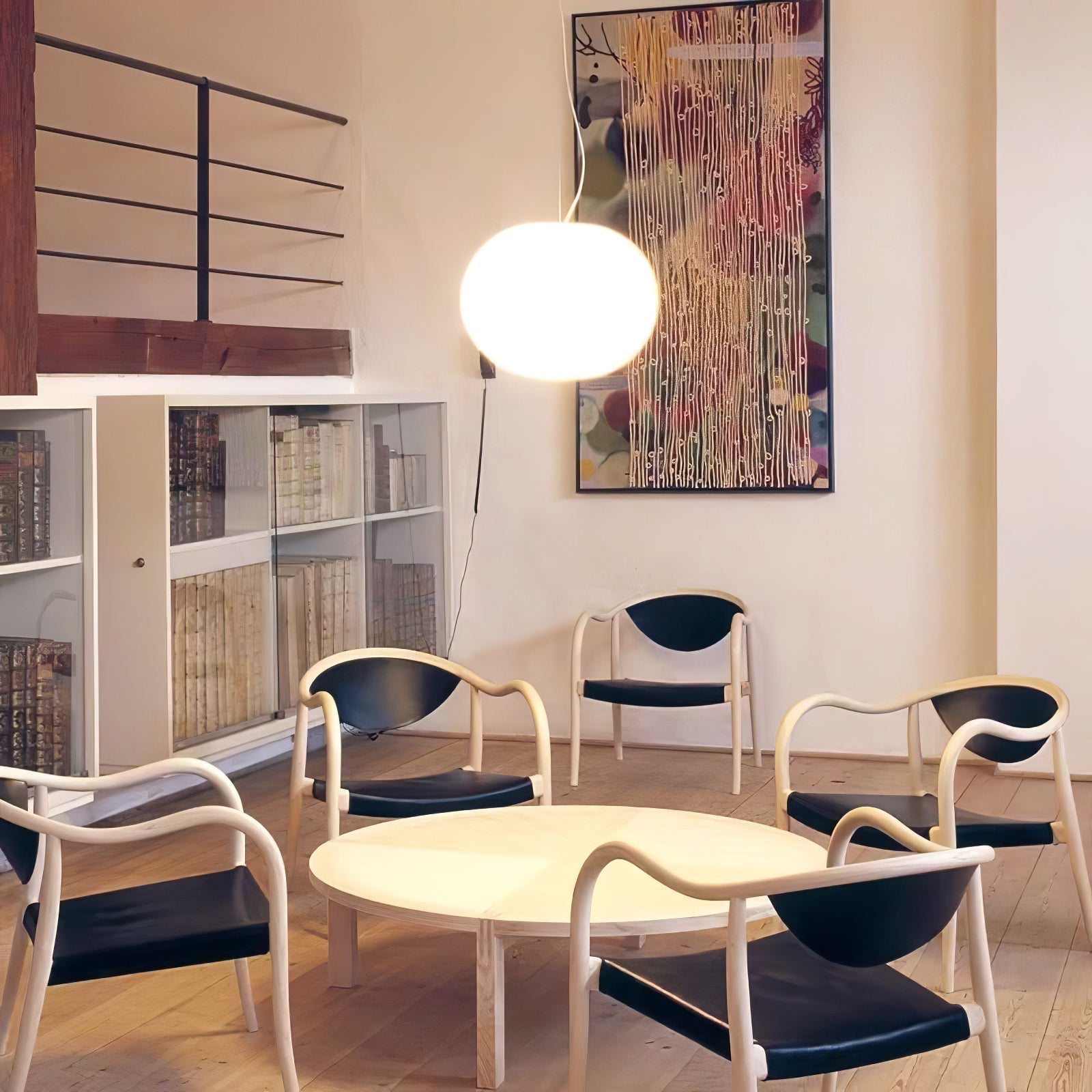 Orba Suspension Lampe en Verre Contemporain