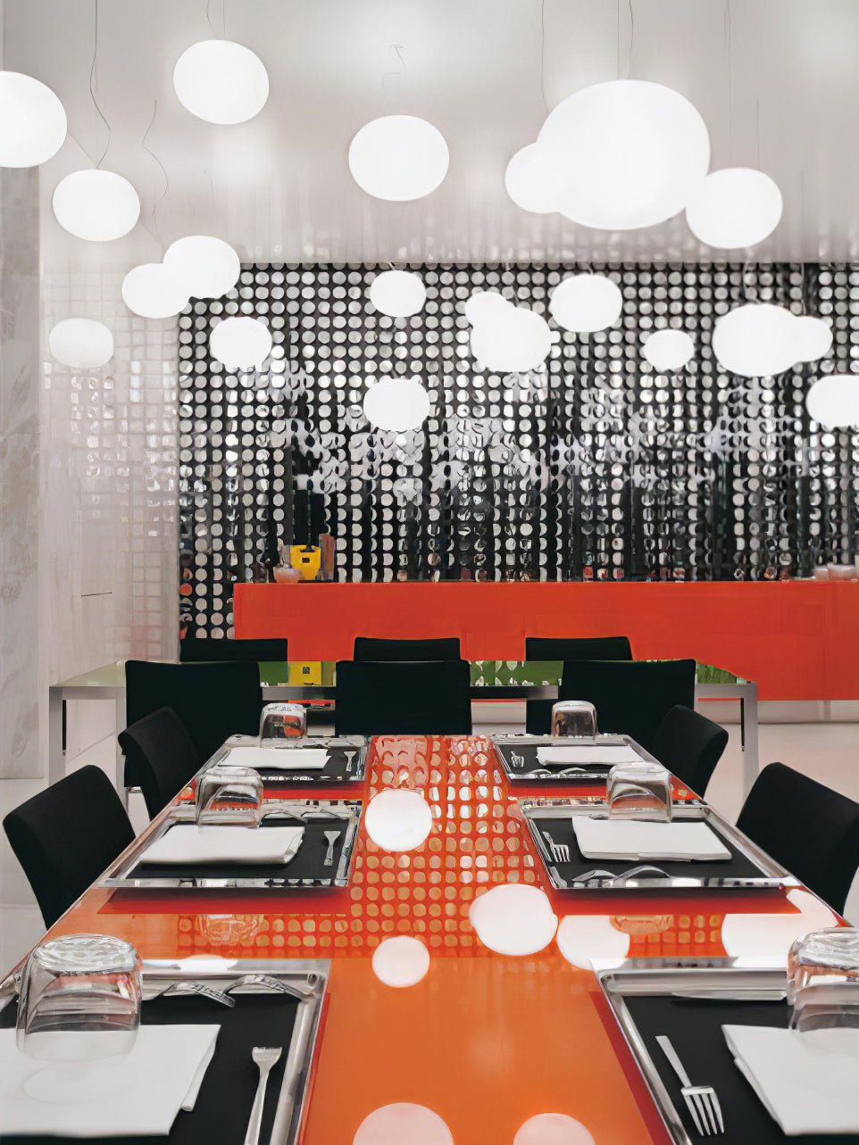 Orba Suspension Lampe en Verre Contemporain