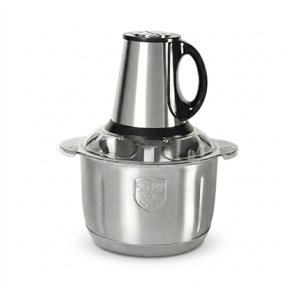 Hachoir à Viande Électrique 5L I 500W Inox 3 Vitesses I Grande Capacité Multifonction