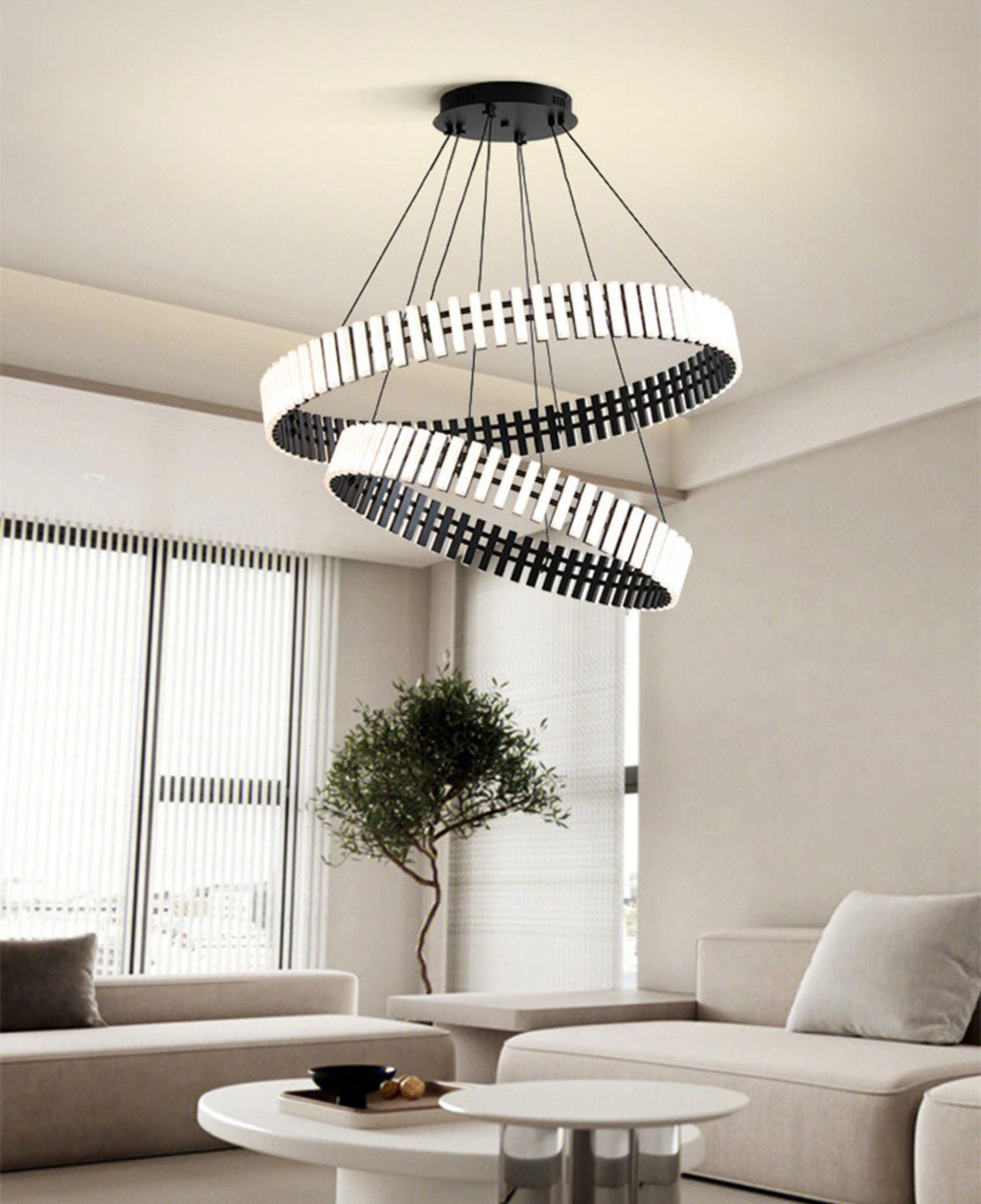 Luminaire Rivo Lustre Moderne en Métal