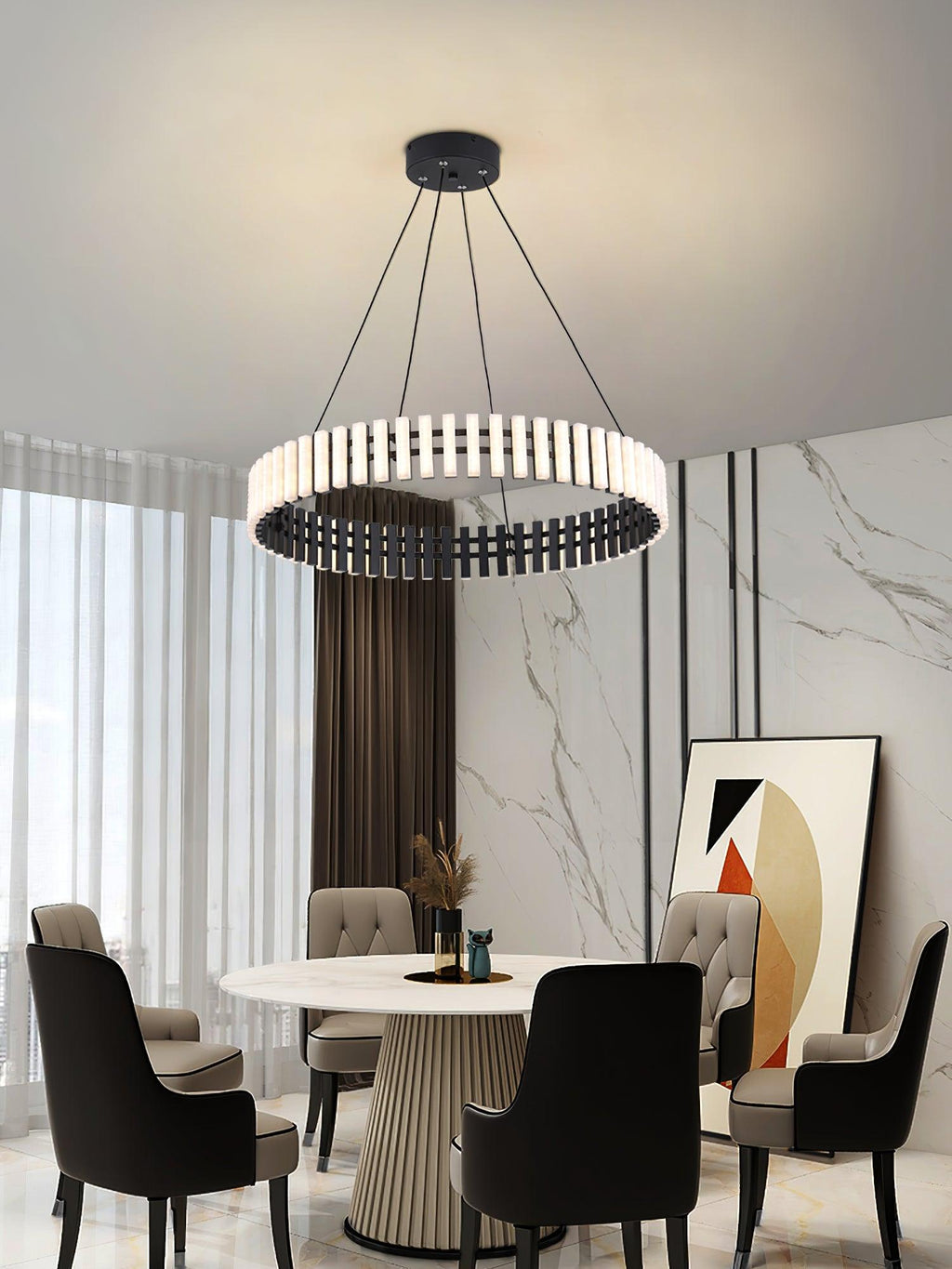 Luminaire Rivo Lustre Moderne en Métal
