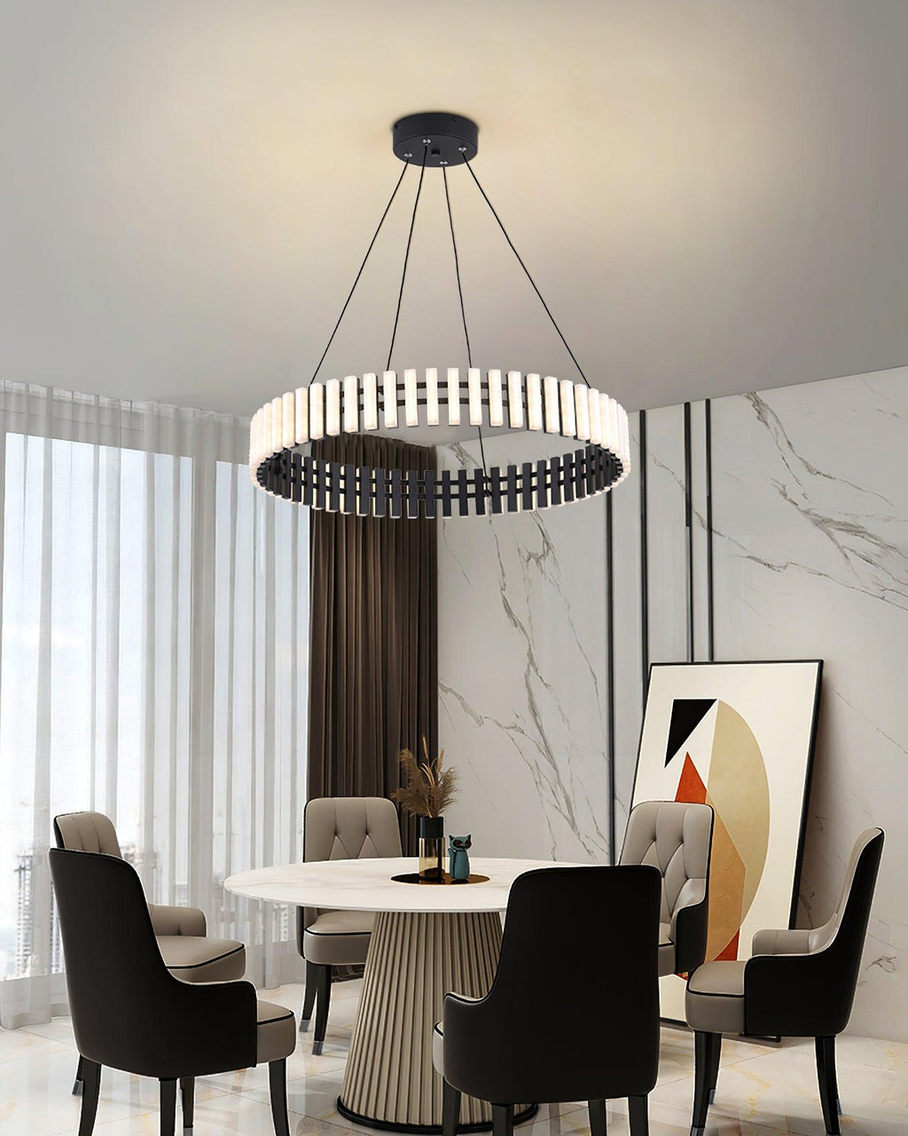 Luminaire Rivo Lustre Moderne en Métal