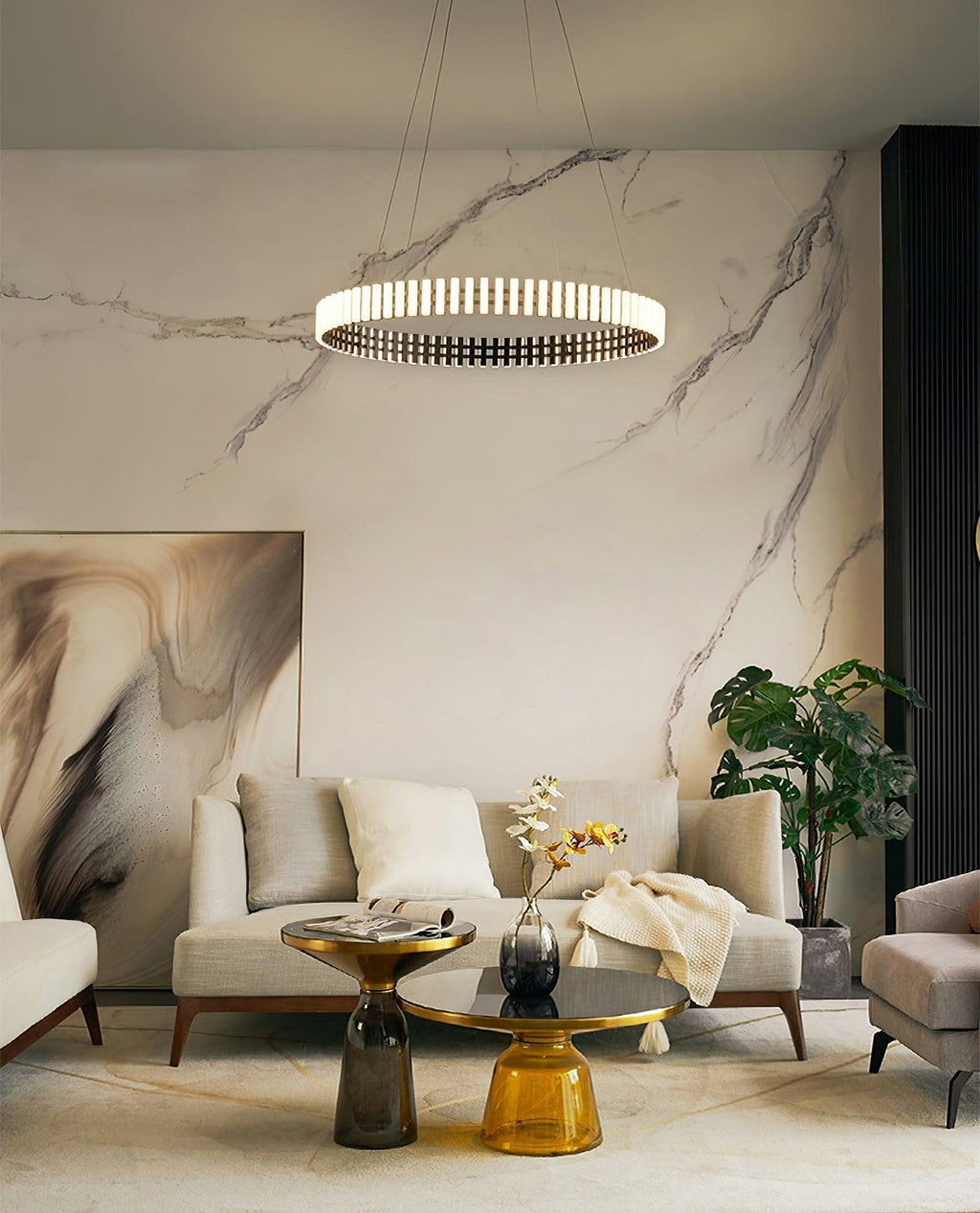 Luminaire Rivo Lustre Moderne en Métal
