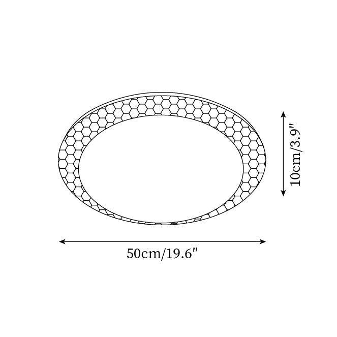 Ritta Plafonnier Travertin Dôme