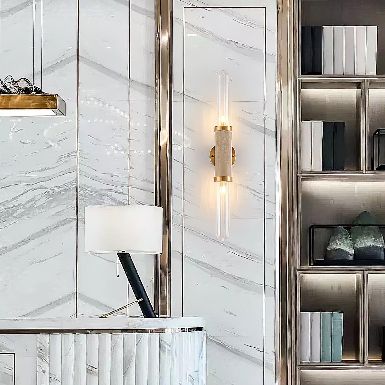 Alorira Applique Murale en Verre Colonne Art Nordique