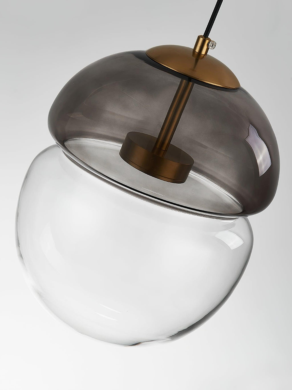 Suspension en verre Aged Lampe Suspension Verre Dôme Minimaliste
