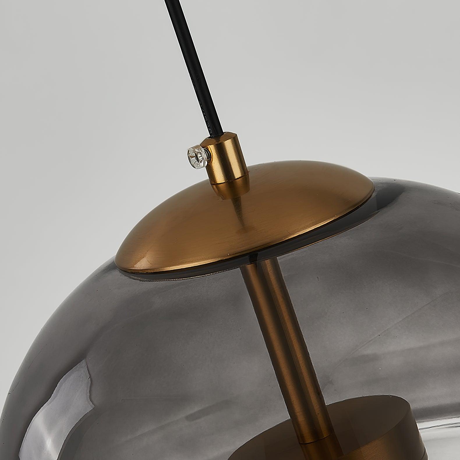 Suspension en verre Aged Lampe Suspension Verre Dôme Minimaliste