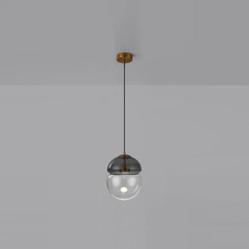 Suspension en verre Aged Lampe Suspension Verre Dôme Minimaliste