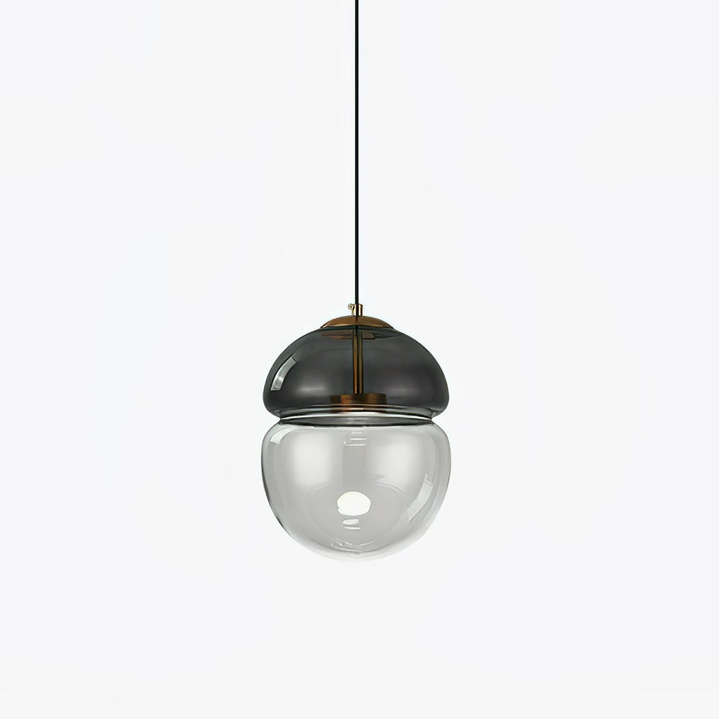 Suspension en verre Aged Lampe Suspension Verre Dôme Minimaliste