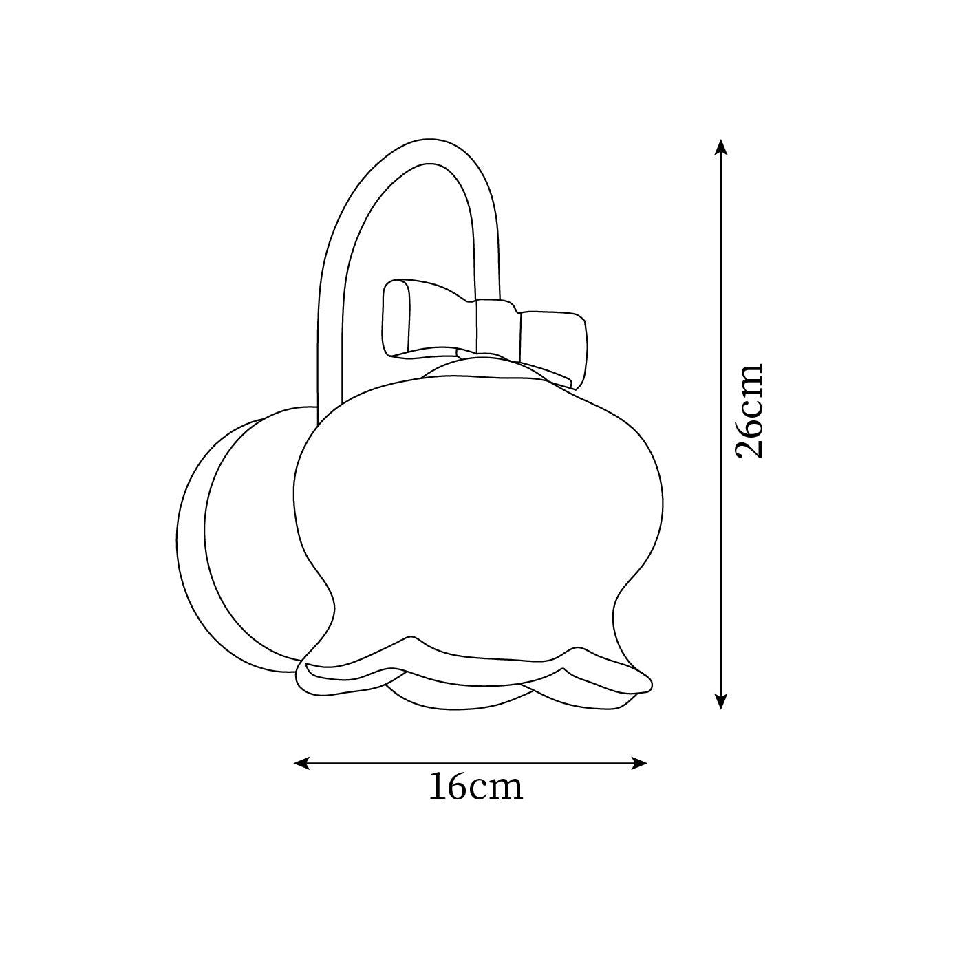 Applique Murale Accent Cloche Verre Espiègle Moderne