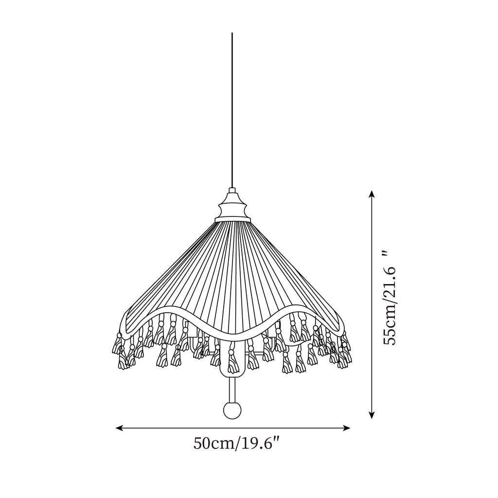 Suspension Rosetta Suspension en Tissu Boutique