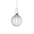 Or rose + verre transparent
