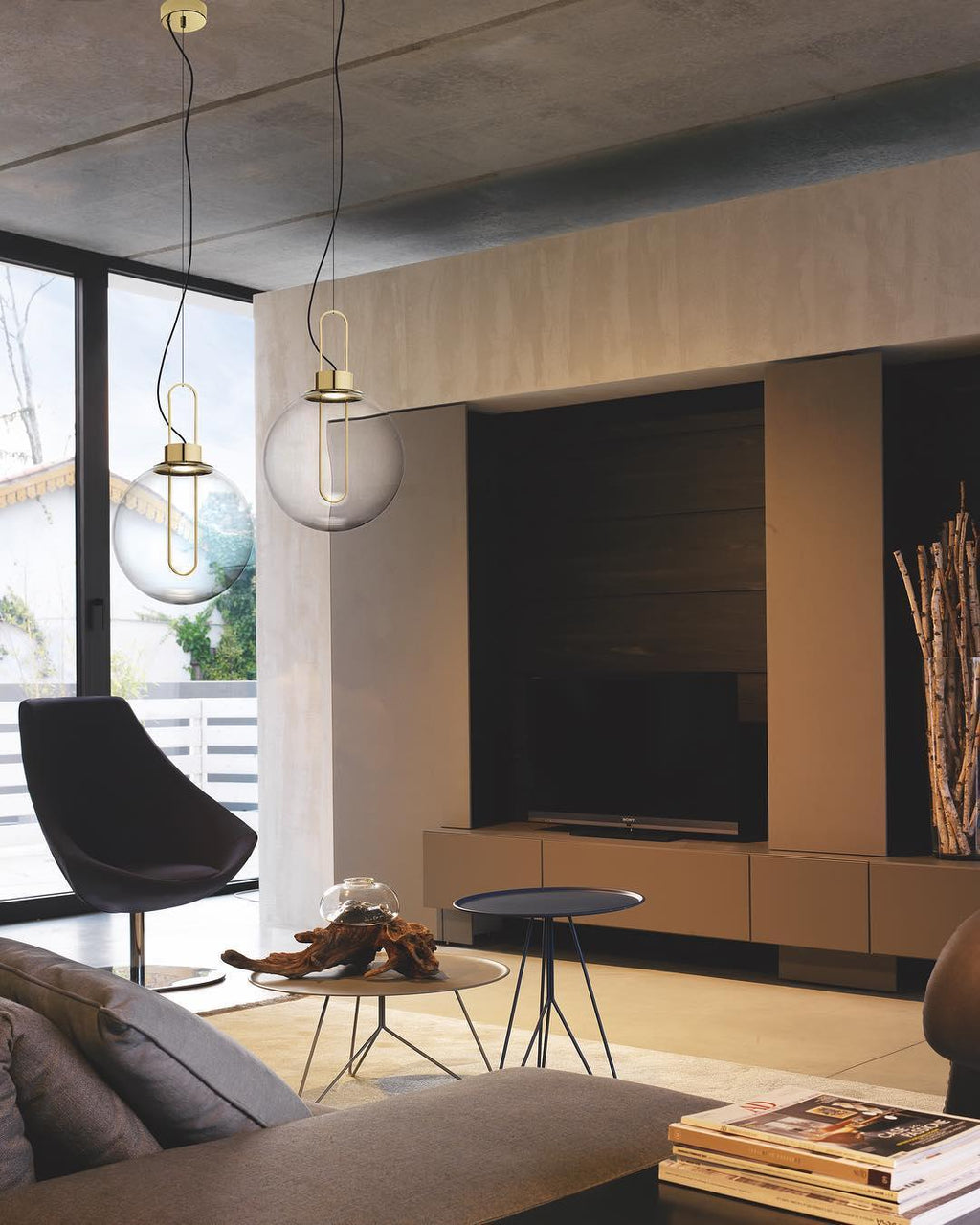 Aero Suspension Métal Moderne