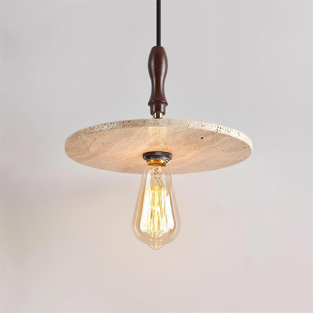Suspension en travertin Ritta Suspension Orbit Moderne en Travertin