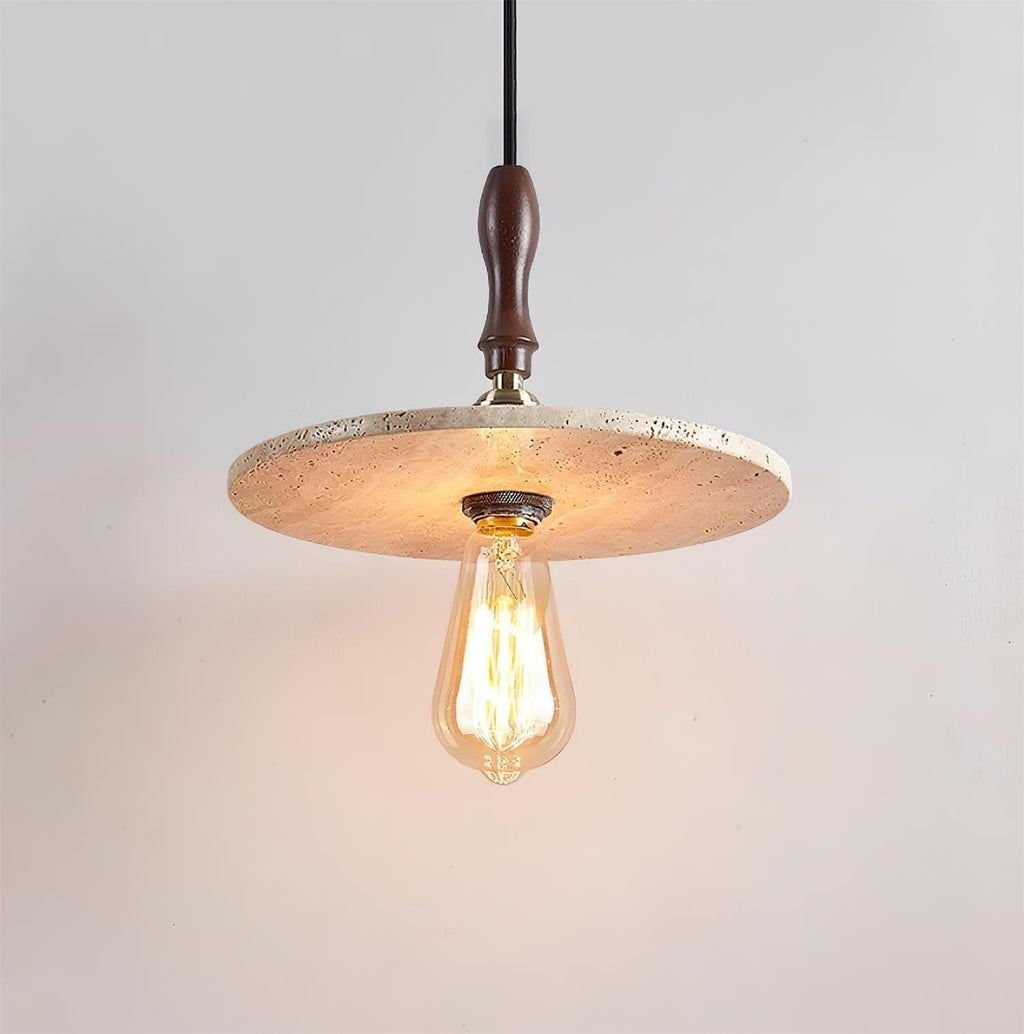 Suspension en travertin Ritta Suspension Orbit Moderne en Travertin