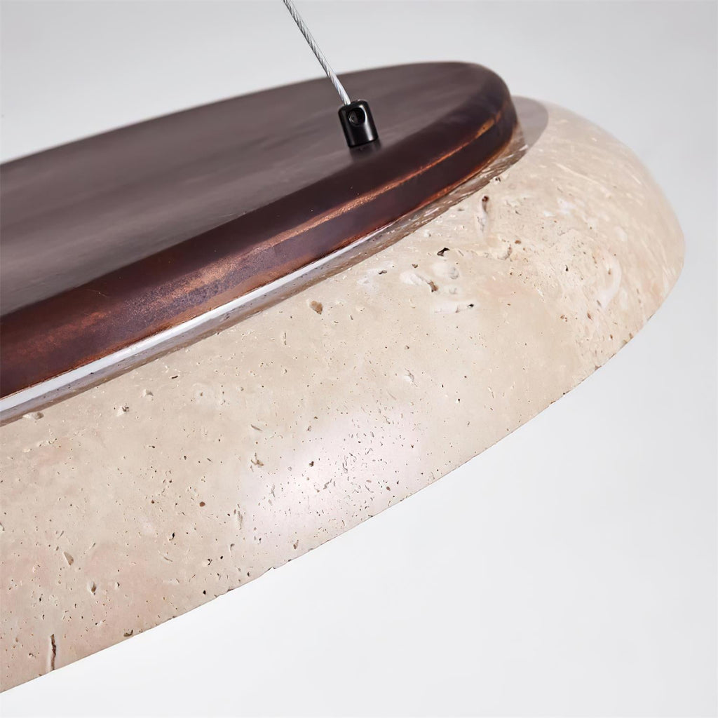 Ritta Suspension Moderne Travertin