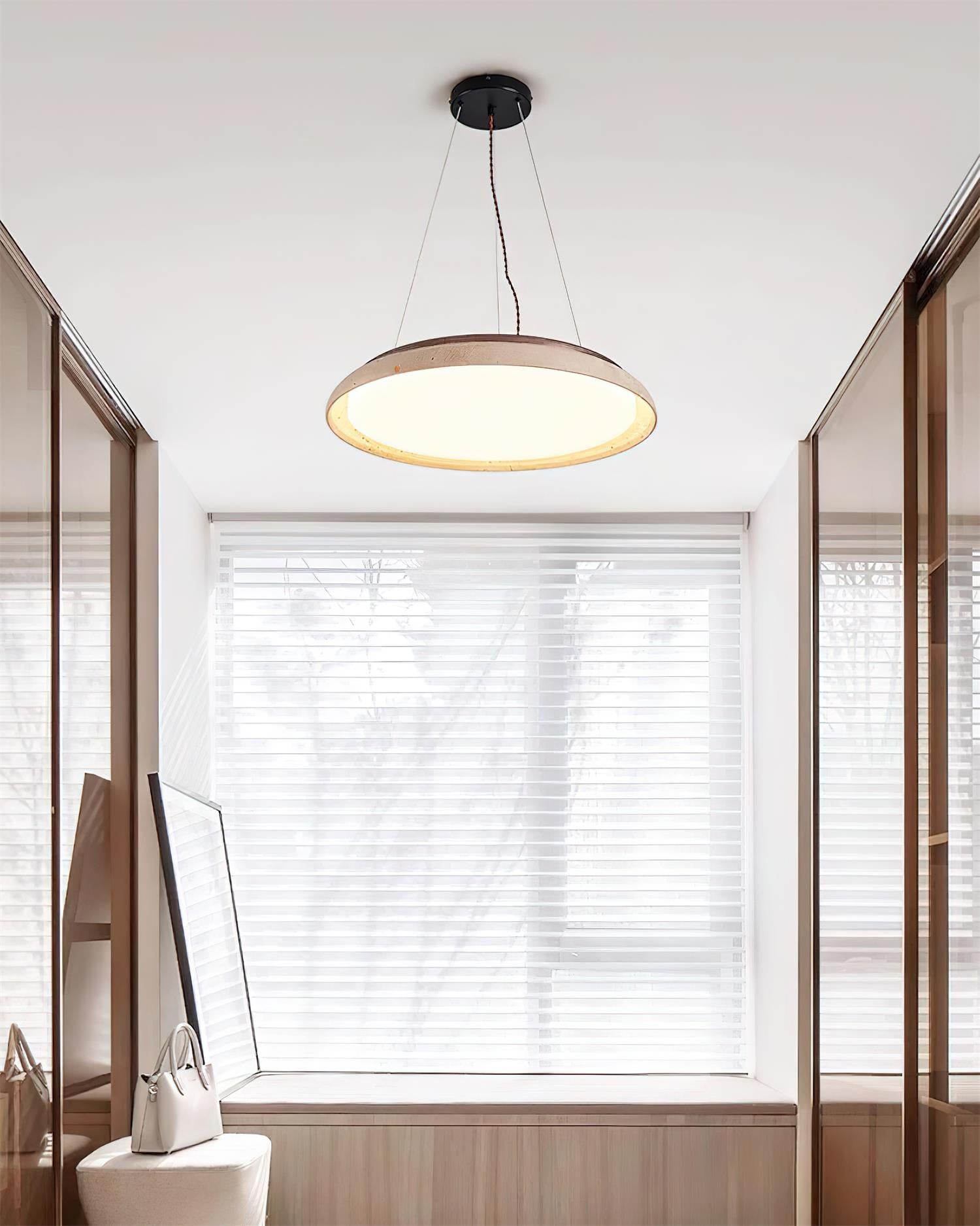 Ritta Suspension Moderne Travertin